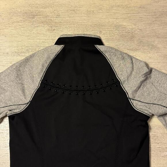 EUC Lululemon Black and Grey Bomber Jacket Size XS - Picture 4 of 5